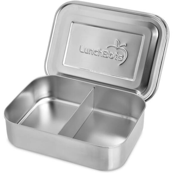 Small Snack Packer Bento Box - Extra Small Divided Stainless Steel Snack - Picture 1 of 7